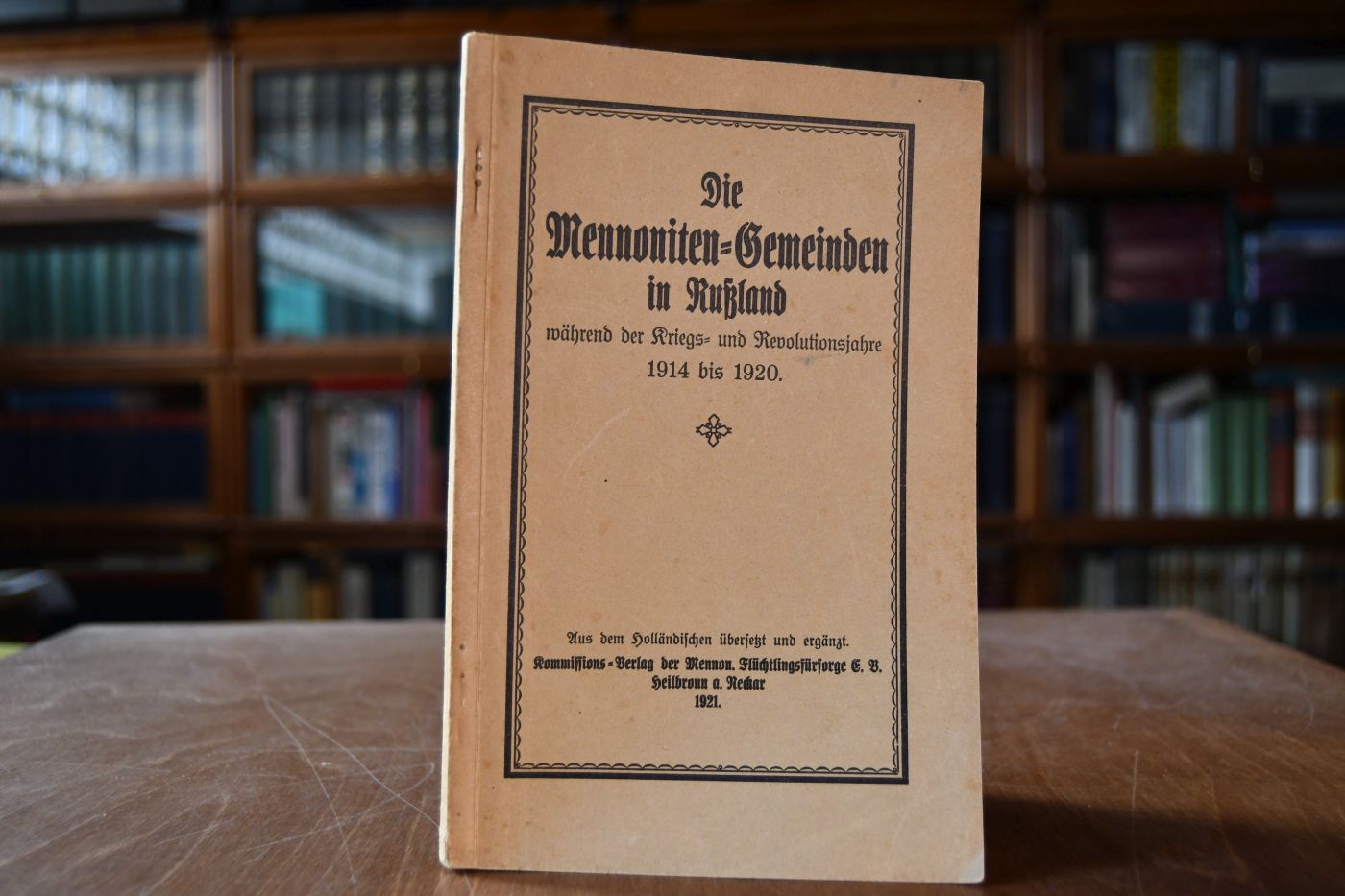 Die Mennoniten-Gemeinden in Rußland während der Kriegs- und Revolutionsjahre 1914-1920.