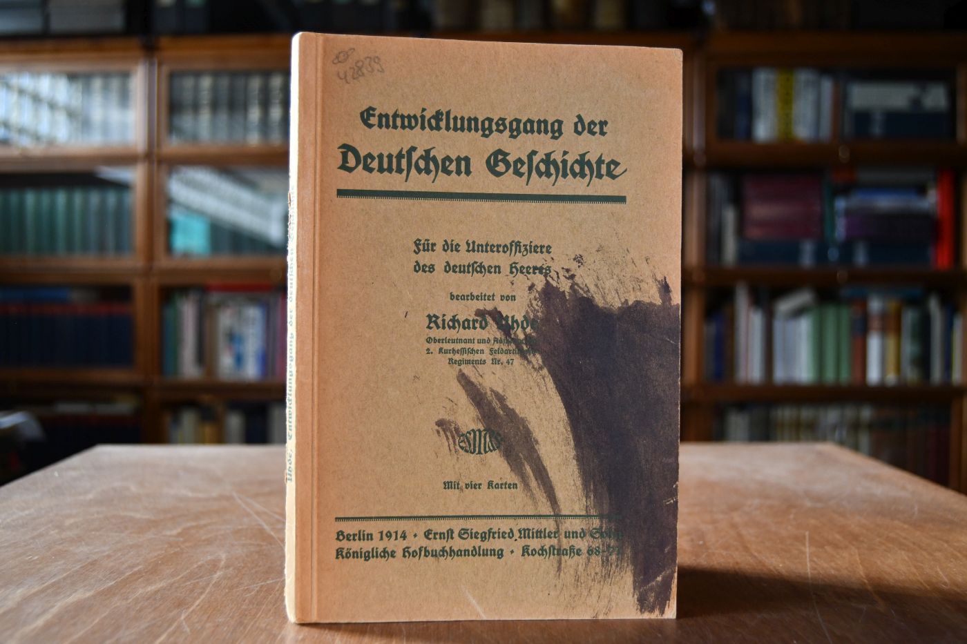 Entwicklungsgang der Deutschen Geschichte. Für Unteroffiziere des deutschen Heeres.