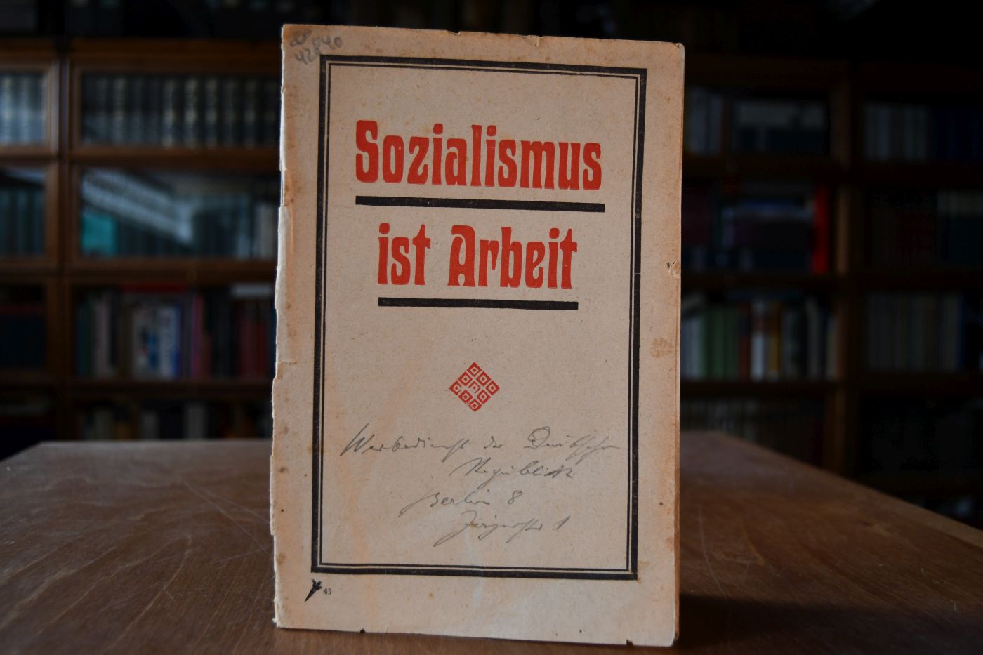 Sozialismus ist Arbeit. An die Deutschen Arbeiter. Ein Aufruf der Regierung.
