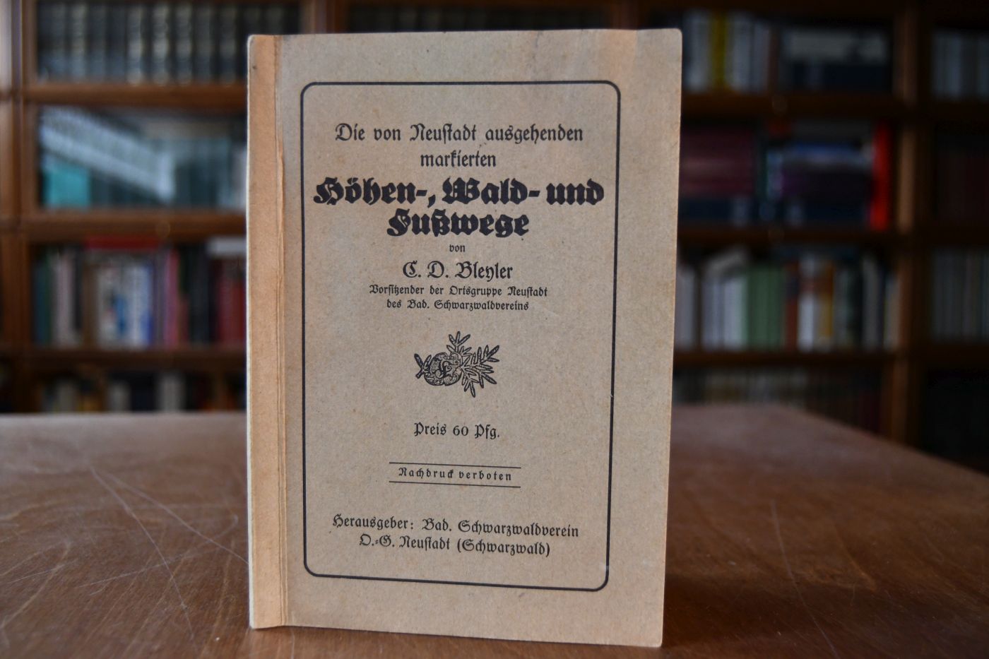 Die von Neustadt ausgehenden markierten Höhen-, Wald- und Fußwege.