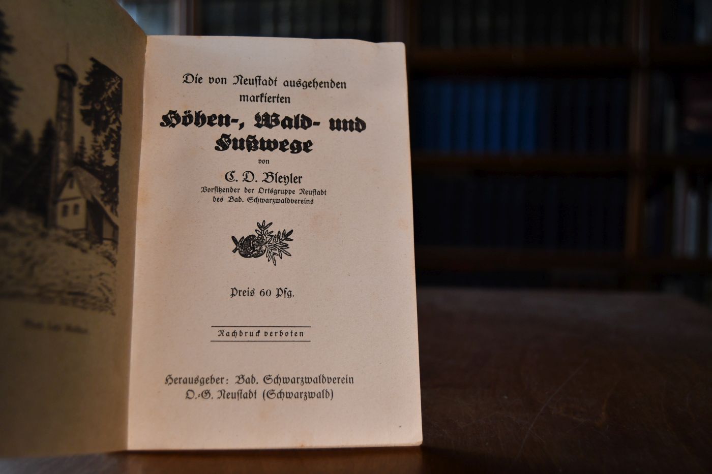 Die von Neustadt ausgehenden markierten Höhen-, Wald- und Fußwege.