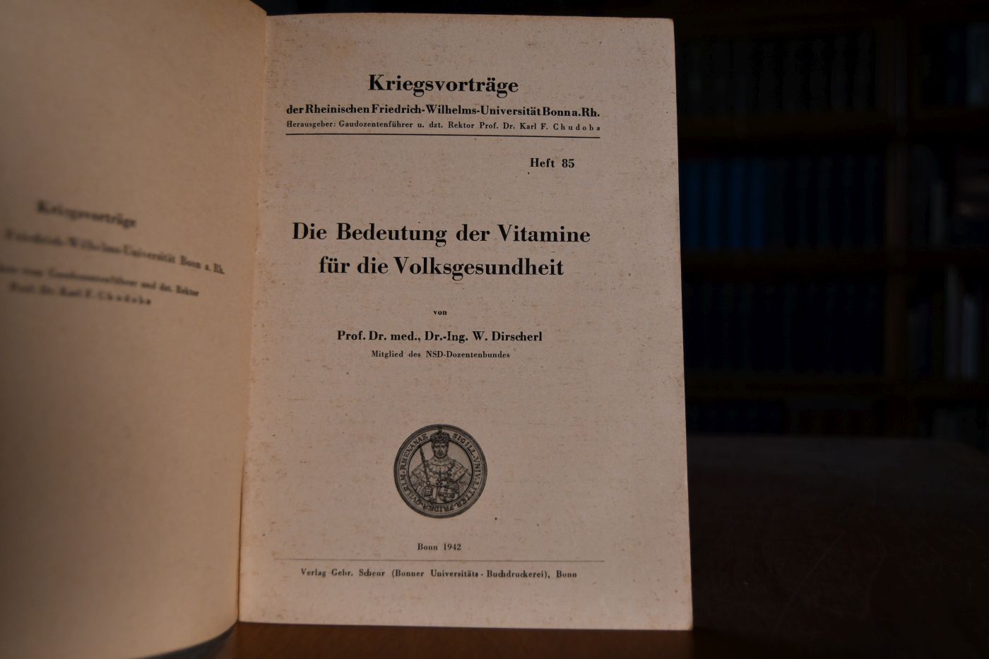 Die Bedeutung der Vitamine für die Volksgesundheit.
