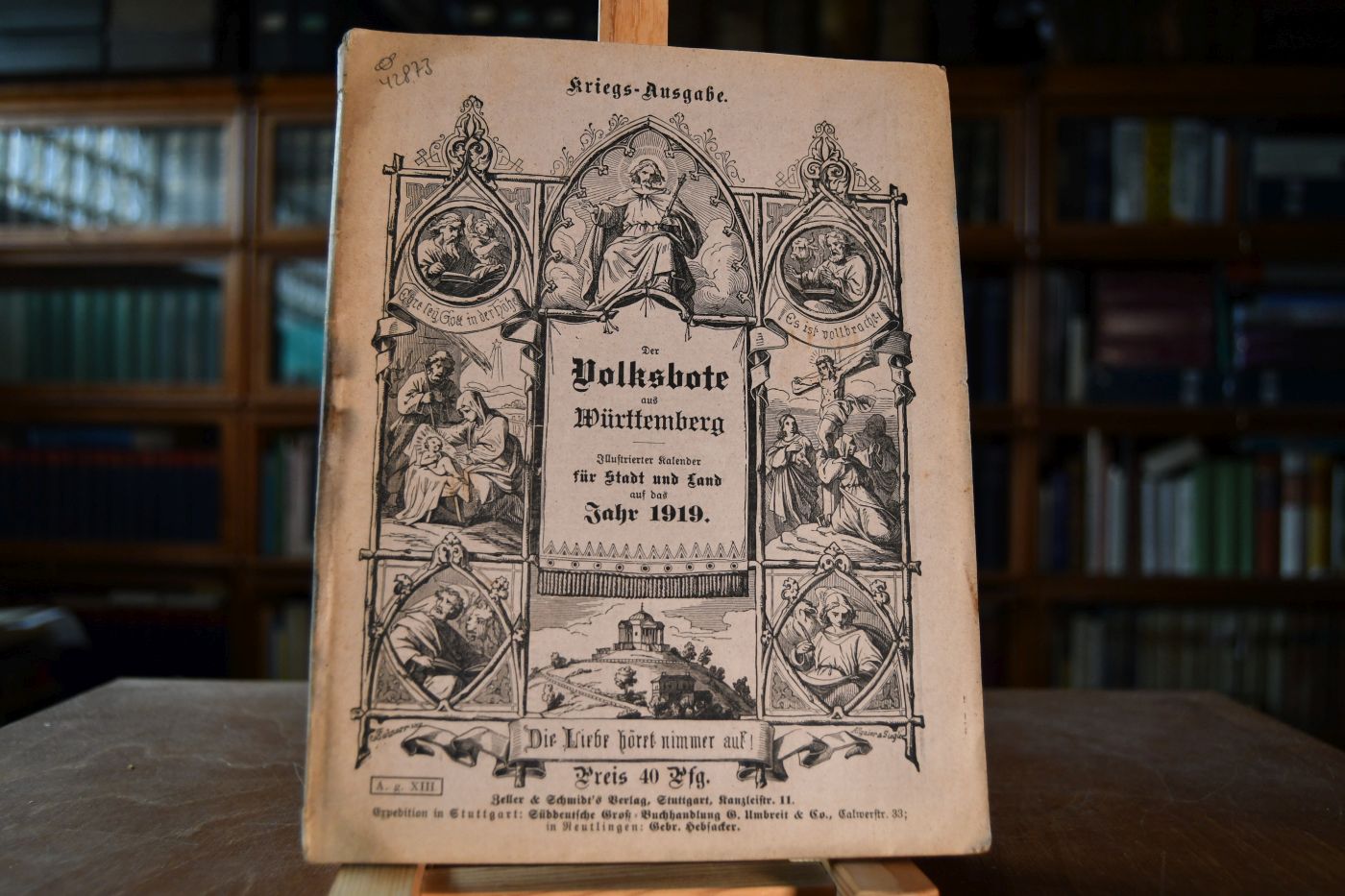 Der Volksbote aus Württemberg. Illustrierter Kalender für Stadt und Land auf das Jahr 1919.