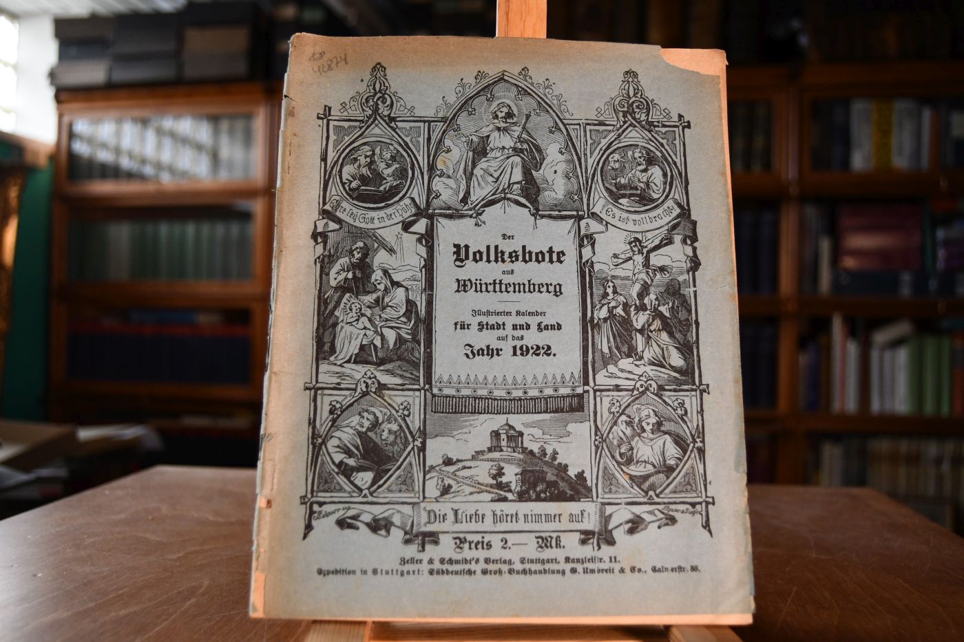 Der Volksbote aus Württemberg. Illustrierter Kalender für Stadt und Land auf das Jahr 1922.