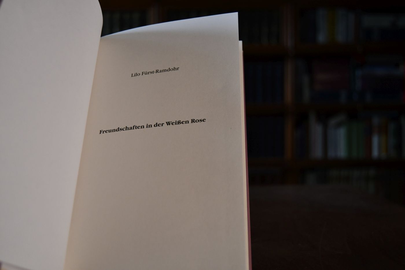 Freundschaften in der Weißen Rose.