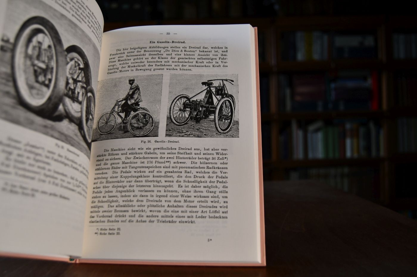 Illustrierte Geschichte der Erfindung des Fahrrades und der Entwicklung des Motorfahrradwesens.