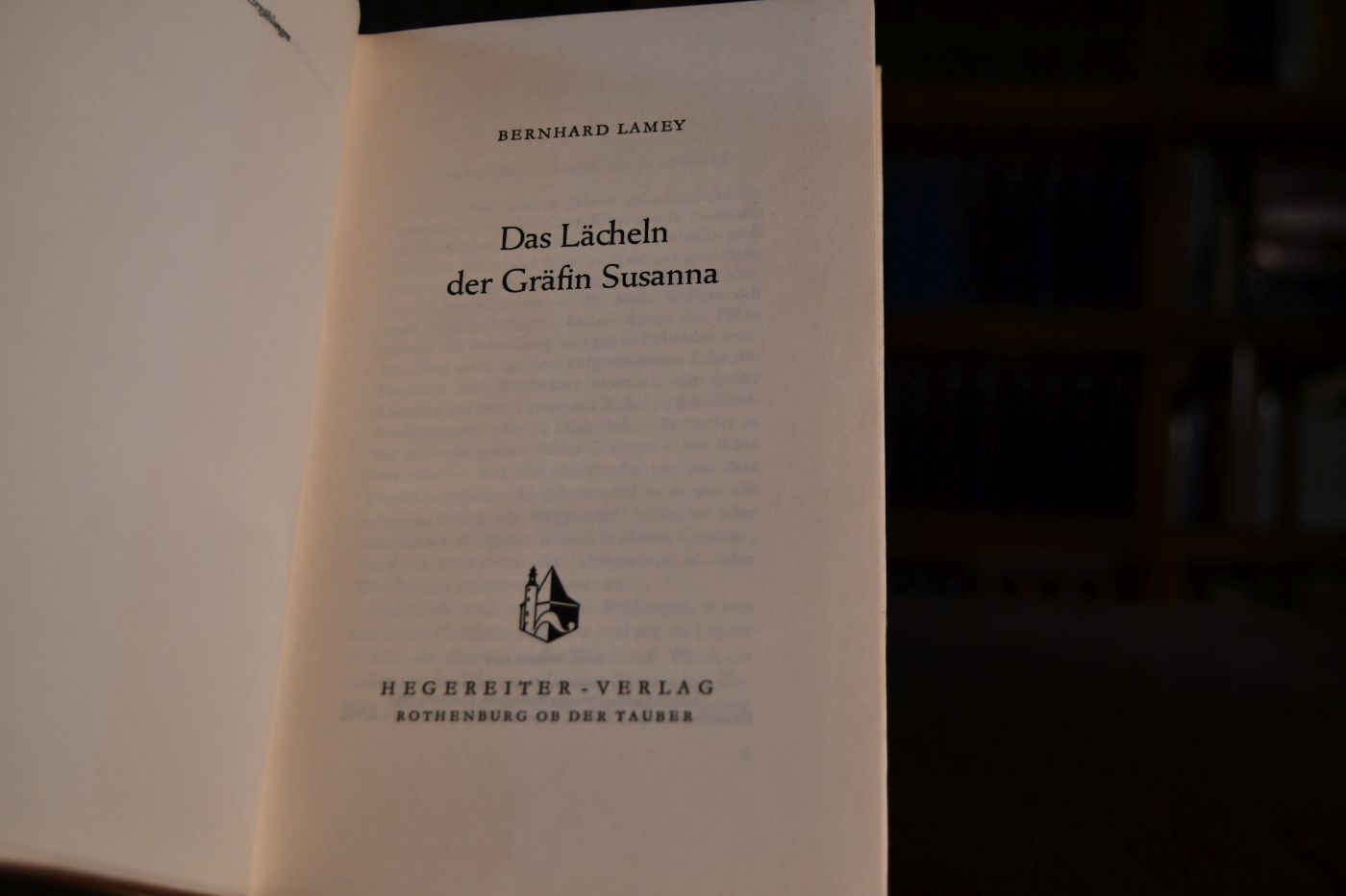 Das Lächeln der Gräfin Susanna.