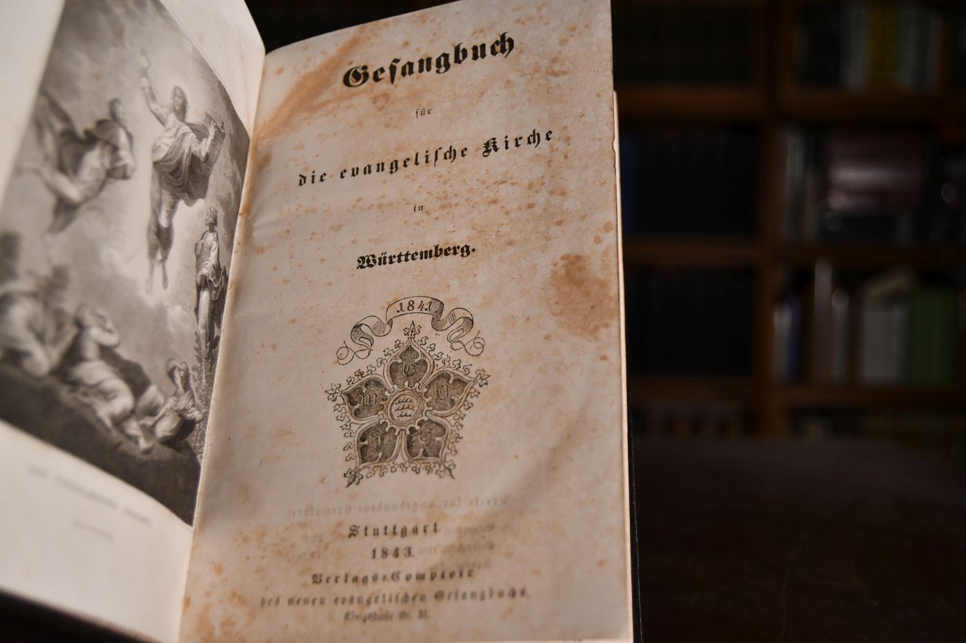 Gesangbuch für die evangelische Kirche in Württemberg.