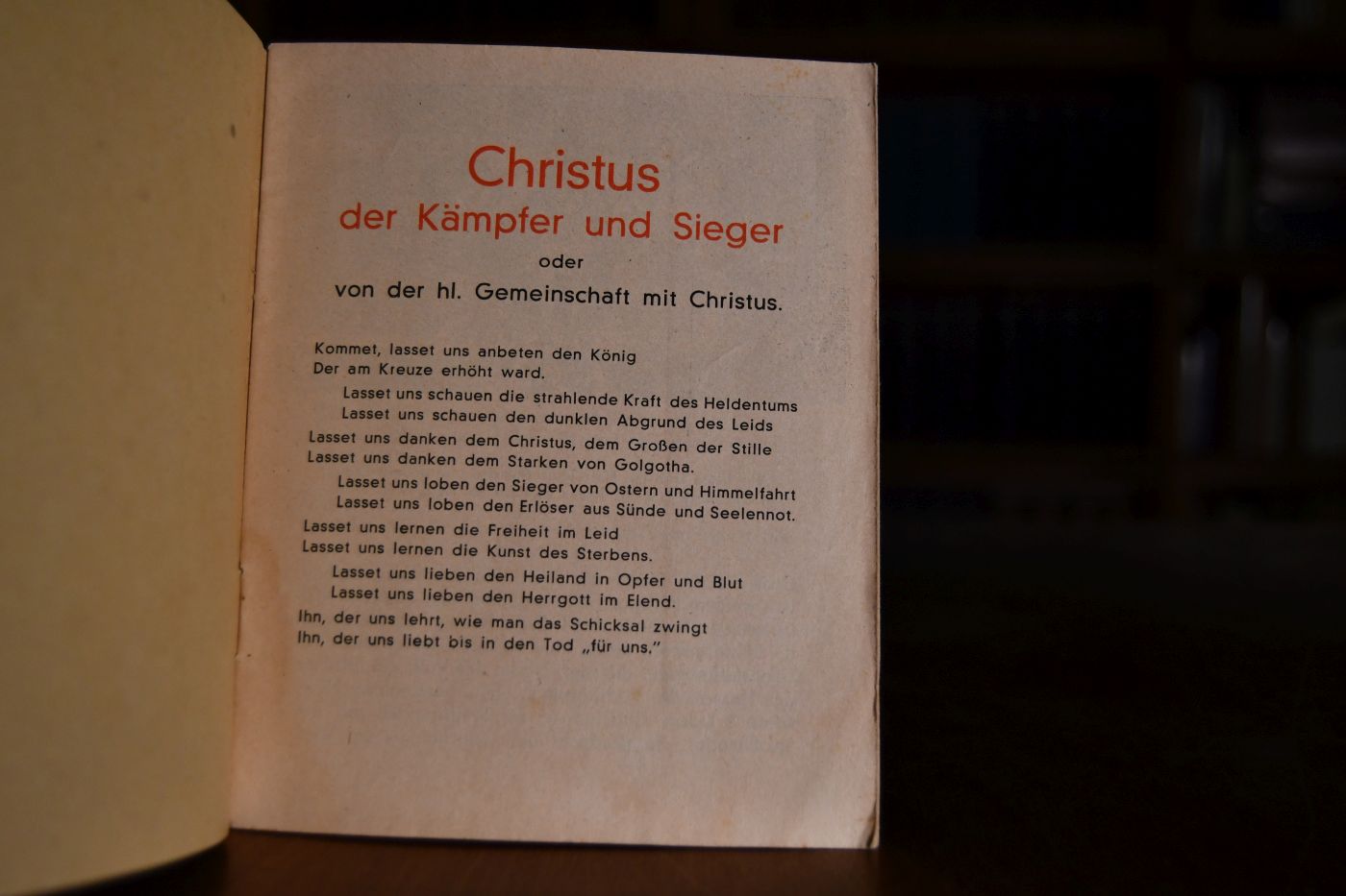 Der hl. Kreuzweg oder Christus der Kämpfer und Sieger. Andenken an die hl. Mission in Donzdorf vom 23. März bis 6. April (Ostersonntag) 1947.