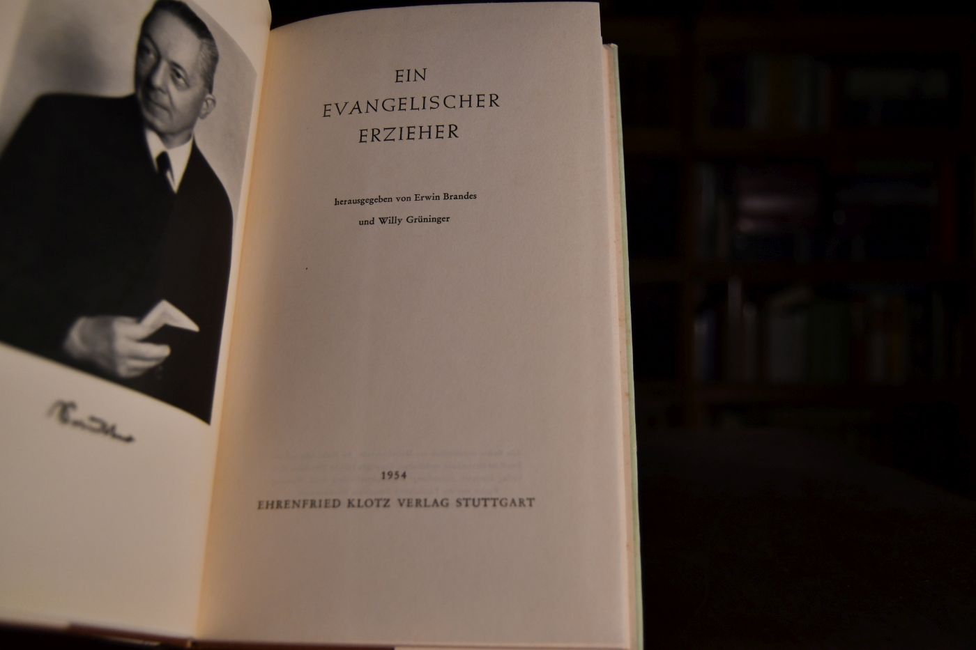 Ein evangelischer Erzieher (Reinhold Sautter).