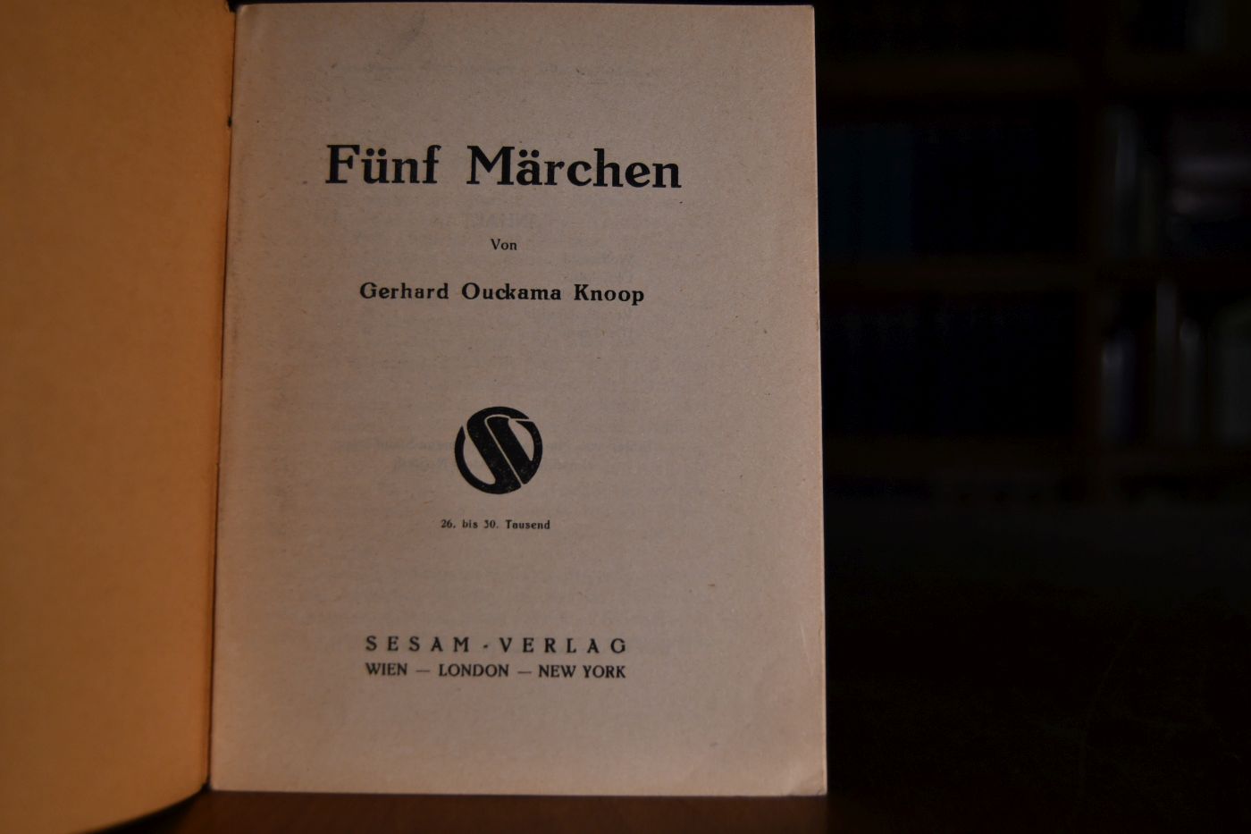 Fünf Märchen.