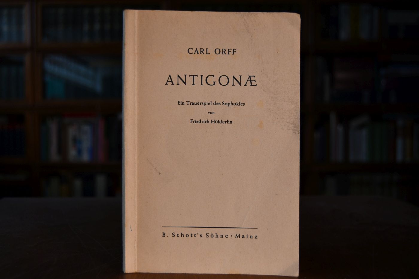 Antigonae. Ein Trauerspiel des Sophokles von Friedrich Hölderlin.