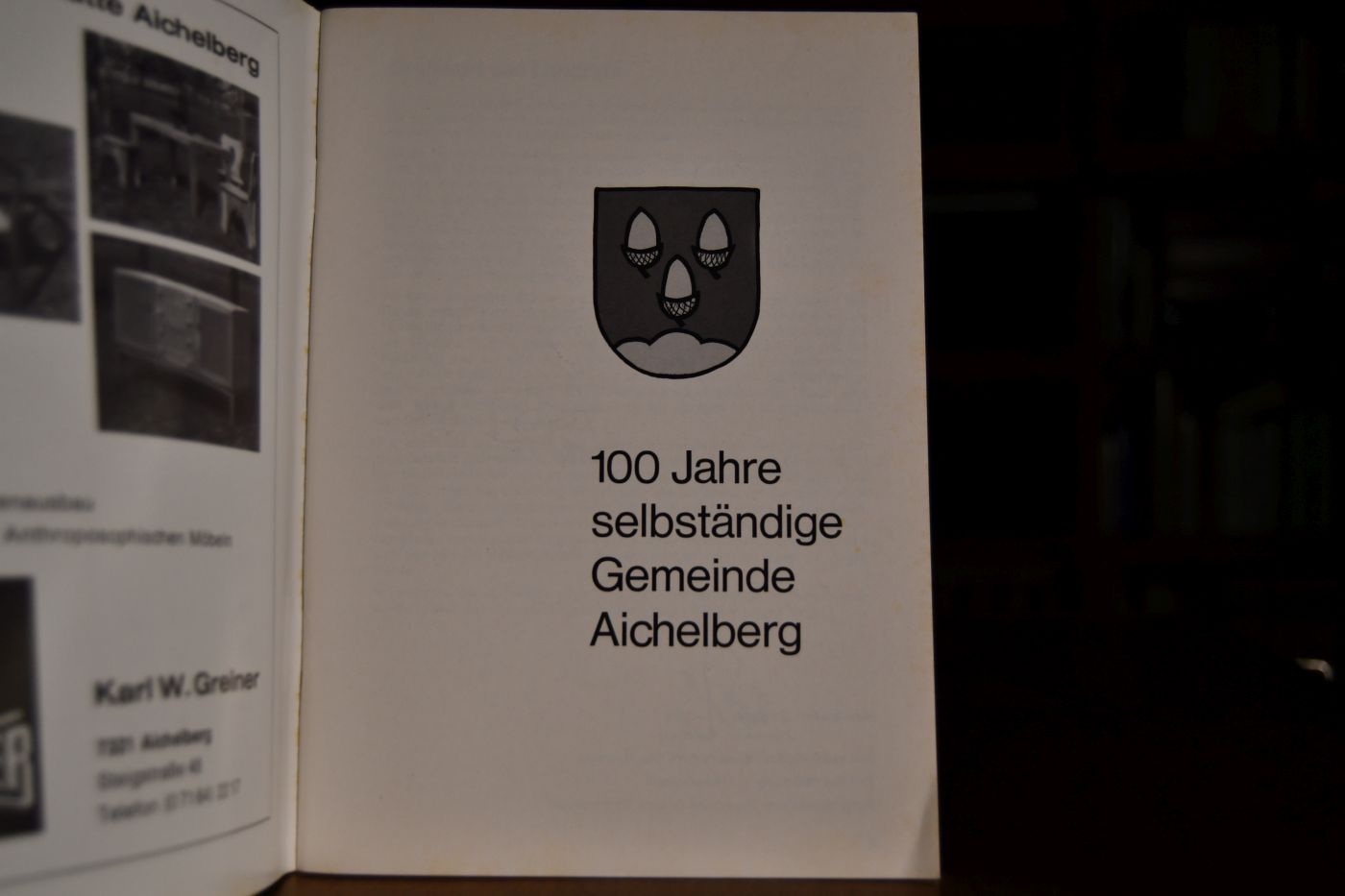 100 Jahre selbständige Gemeinde Aichelberg, 10 Jahre Sportverein Aichelberg.