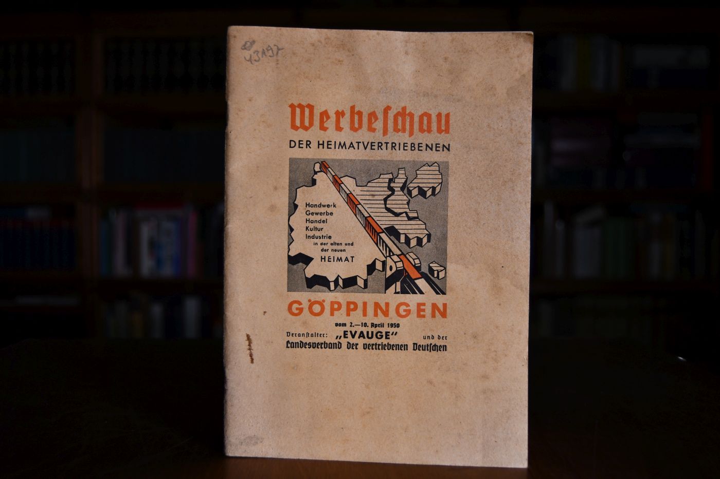 Werbe- und Kulturschau der vertriebenen Deutschen im Kreise Göppingen. Osterwoche 1950.