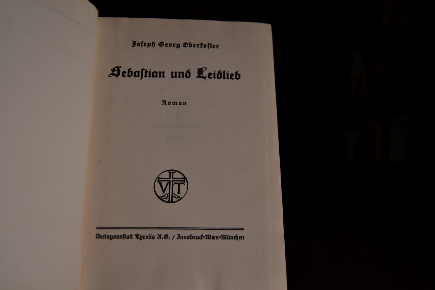 Sebastian und Leidlieb. Roman.