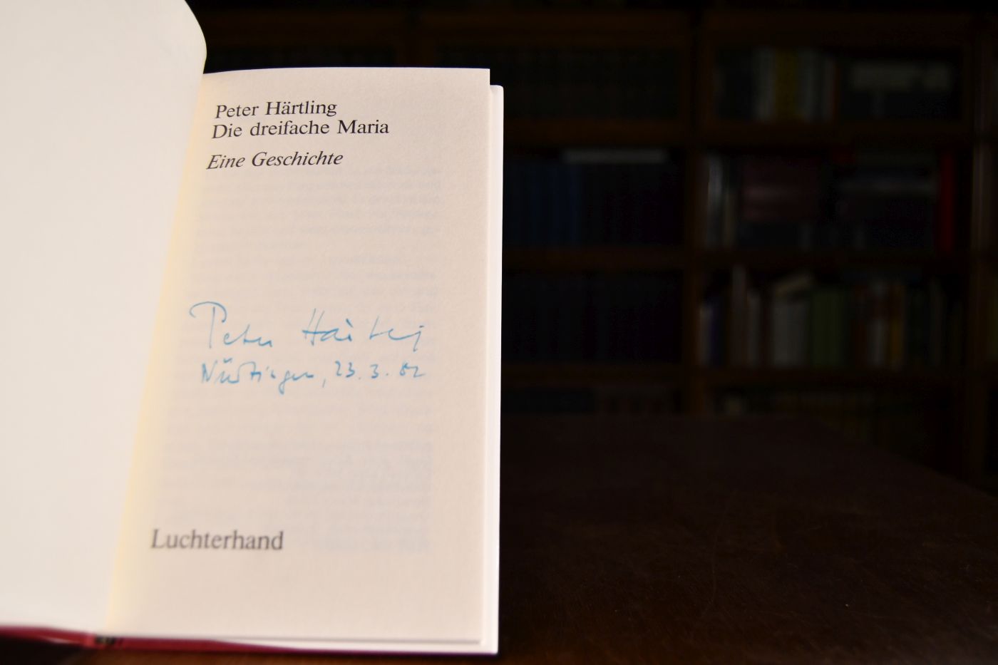 Die dreifache Maria. Eine Geschichte.