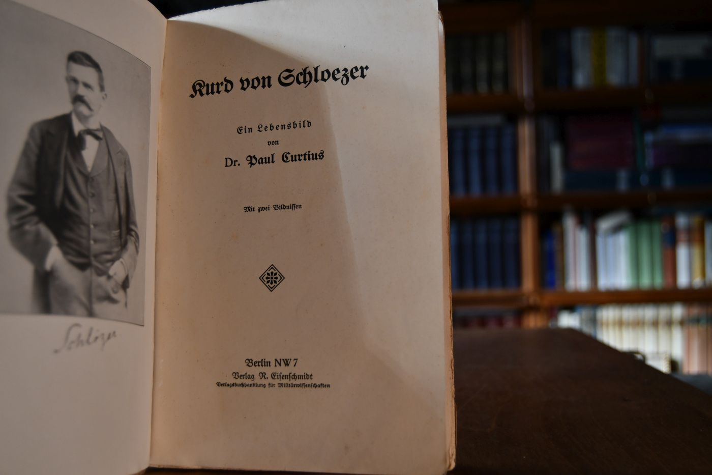 Kurd von Schloezer. Ein Lebensbild.