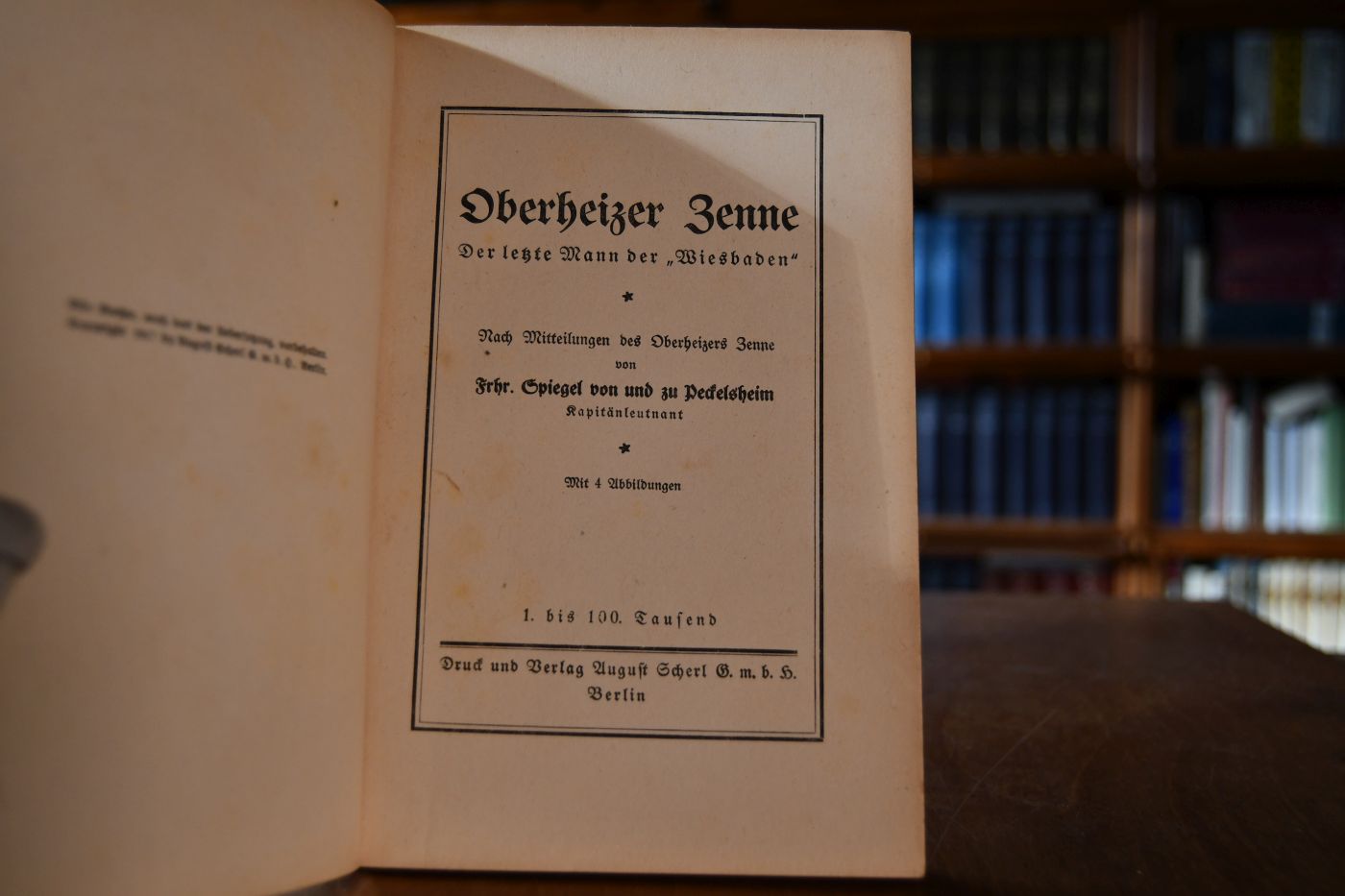Oberheizer Zenne. Der letzte Mann der "Wiesbaden".