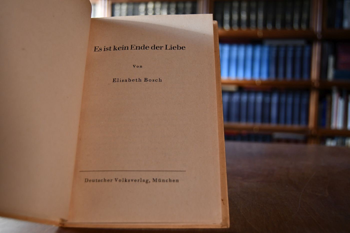 Es ist kein Ende der Liebe.