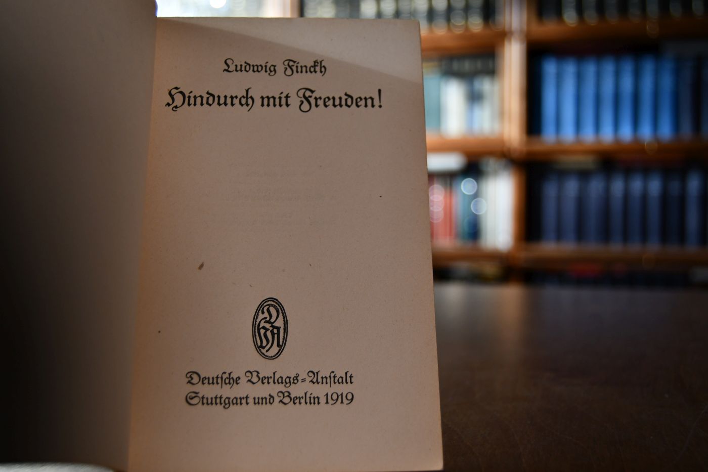 Hindurch mit Freuden!