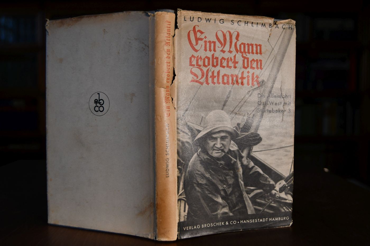 Ein Mann erobert den Atlantik. Ludwig Schlimbach erzählt von seiner Alleinfahrt Ost-West und Günther Grell schildert den Mann und seinen Lebensweg.