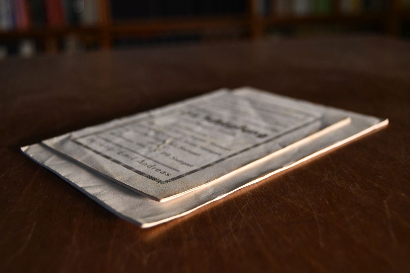 2 Texthefte des Kirchenchores Kirchheim u.T. zur Aufführung des Oratoriums Die Schöpfung von Joseph Jaydn vom 16. 11. 1938 und vom2. 12. 1928 in der Hauptkirche in Kirchheim unter Teck.