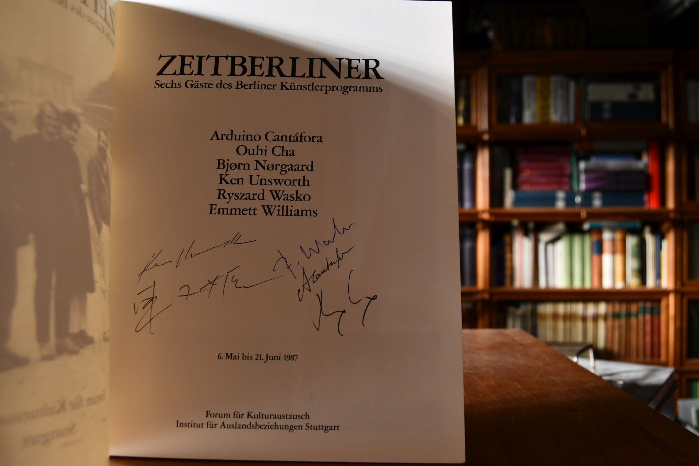 Zeitberliner. Sechs Gäste des Berliner Künstlerprogramms. Arduino Cantafora, Ouhi Cha, Bjorn Norgaard, Ken Unsworth, Ryszard Wasko, Emmett Williams.