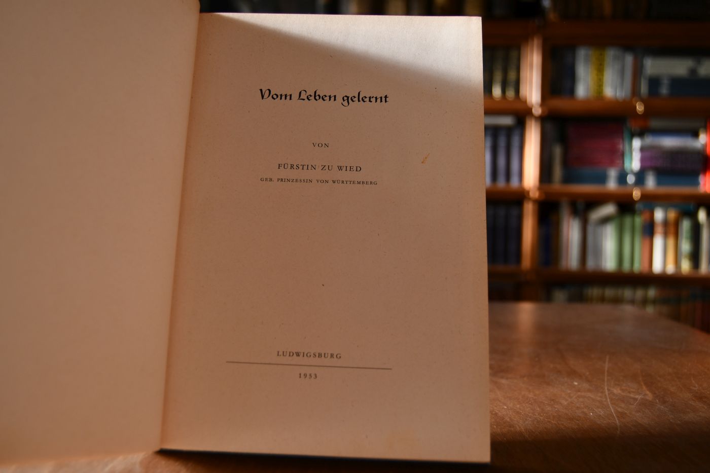 Vom Leben gelernt.