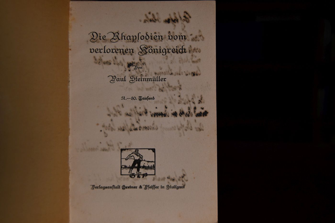 Die Rhapsodien vom verlorenen Königreich.