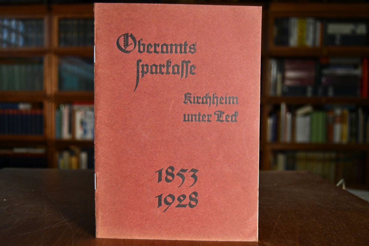 Denkschrift zum 75jährigen Bestehen der Oberamtssparkasse Kirchheim u. Teck. 1853-1928.