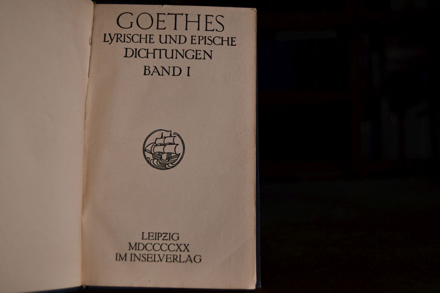 Goethes lyrische und epische Dichtungen Bd. 1+2.