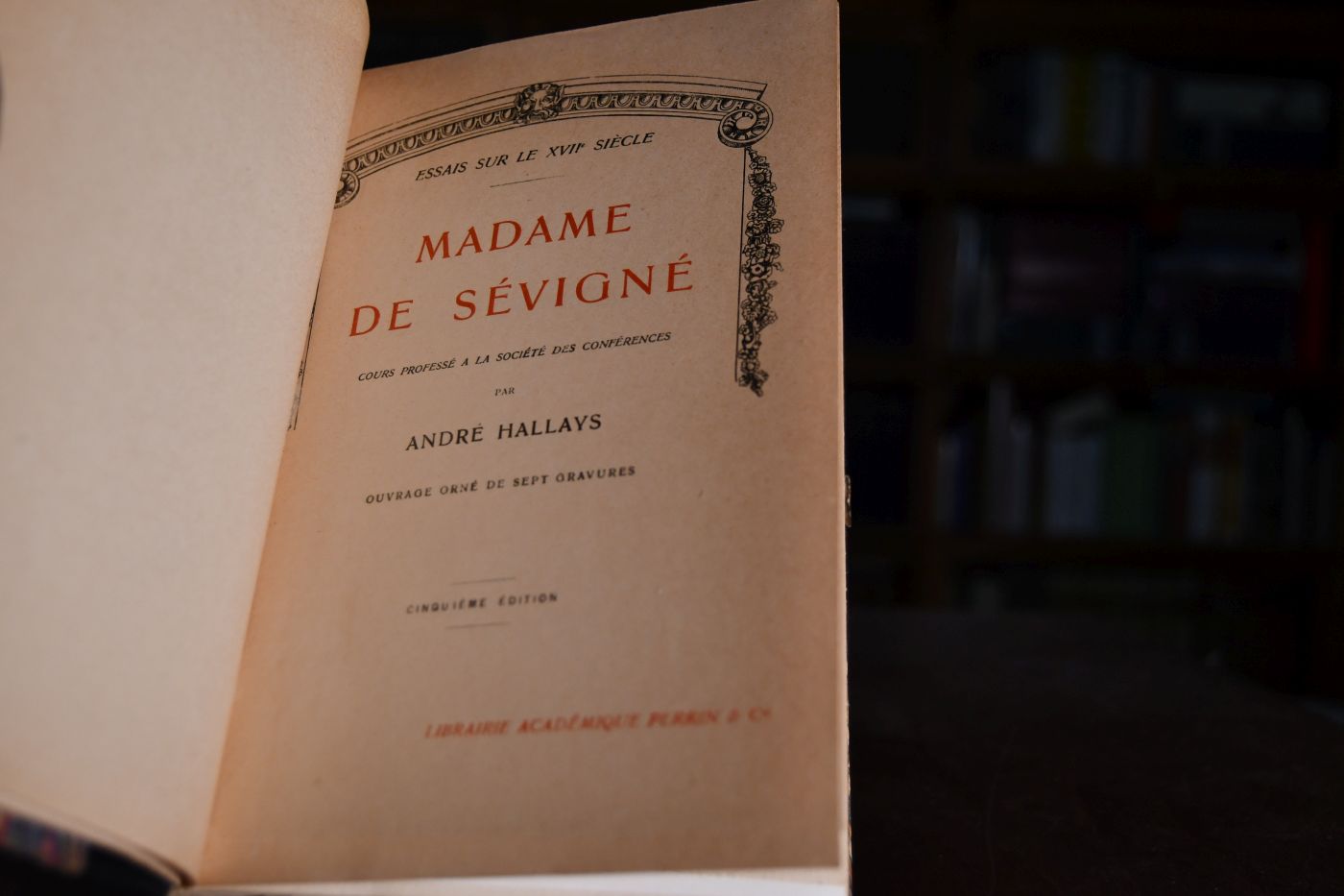 Madame de Sevigne.