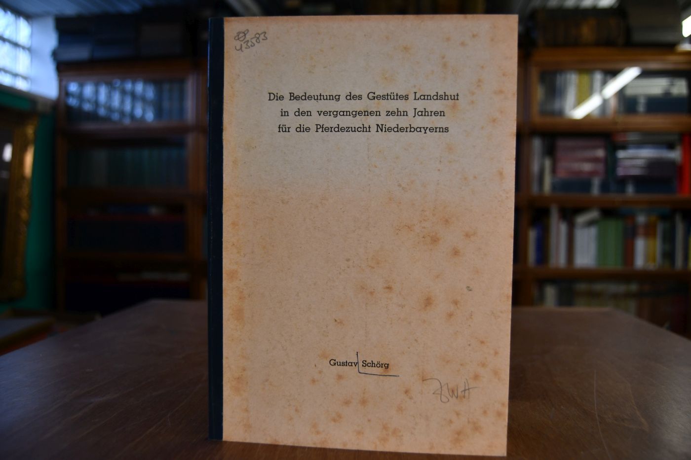 Die Bedeutung des Gestütes Landshut in den vergangenen zehn Jahren für die Pferdezucht Niederbayerns.