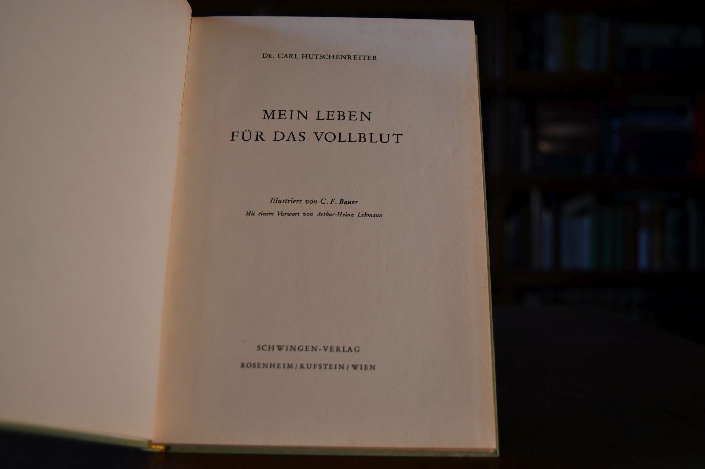 Mein Leben für das Vollblut.