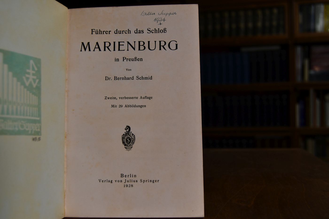 Führer durch das Schloß Marienburg in Preußen.