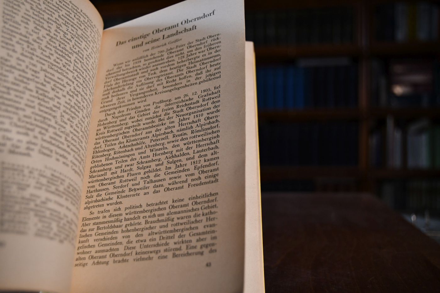 Festschrift zum Heimat- und Jubiläumsfest der Stadt Oberndorf a.N. anläßlich der 700jährigen Wiederkehr der Verleihung der Stadtrechte.