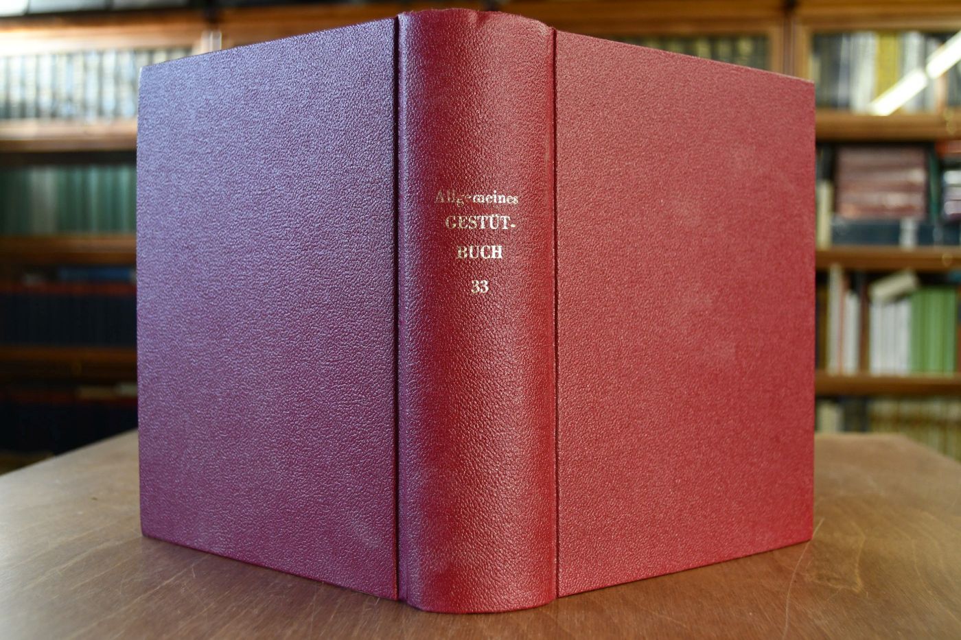 Allgemeines deutsches Gestütbuch für Vollblut. XXXIII. Band