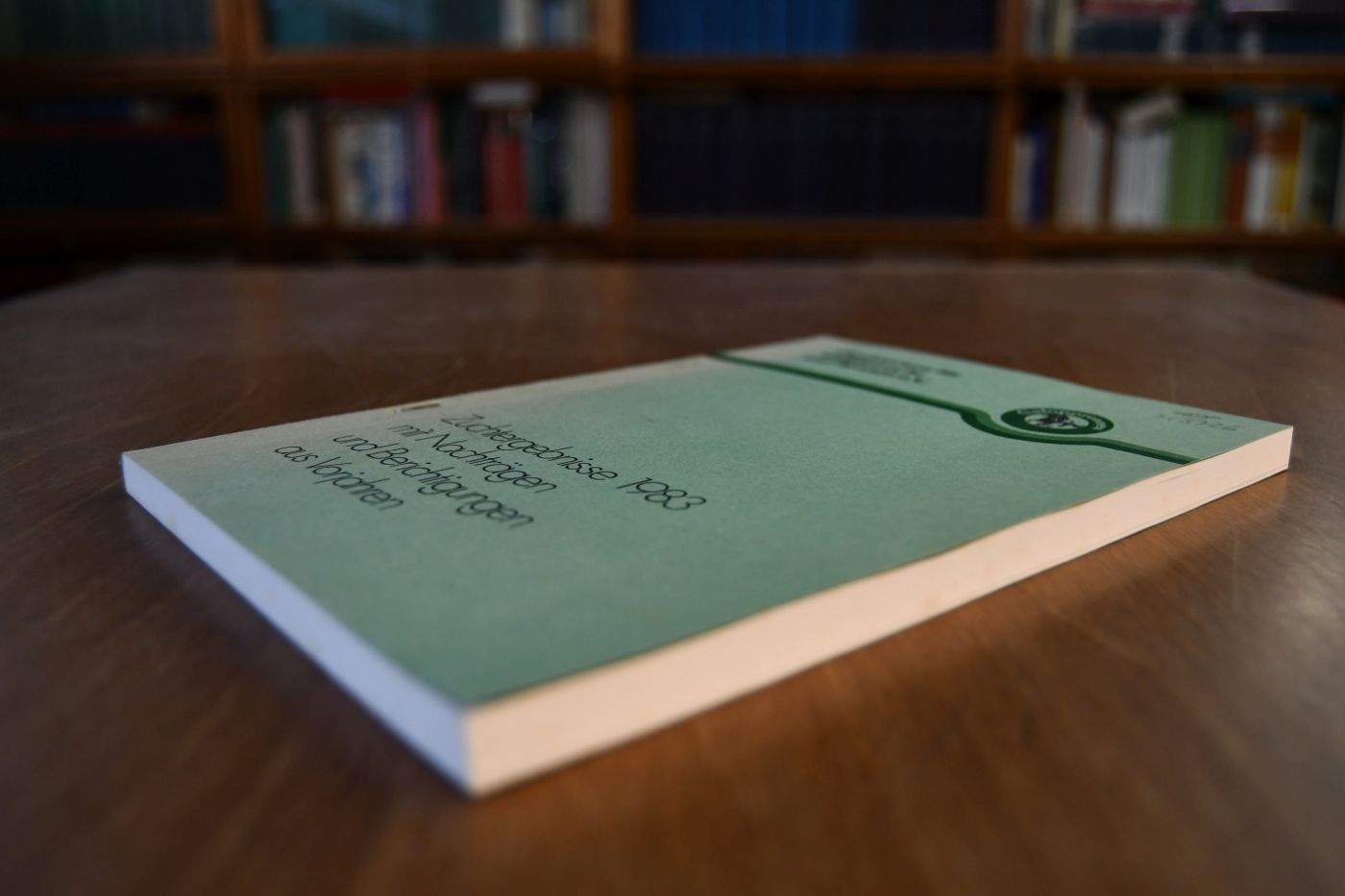 Zuchtergebnisse 1983 mit Nachträgen und Berichtigungen aus Vorjahren. Herausgegeben vom Direktorium für Vollblutzucht und Rennen.