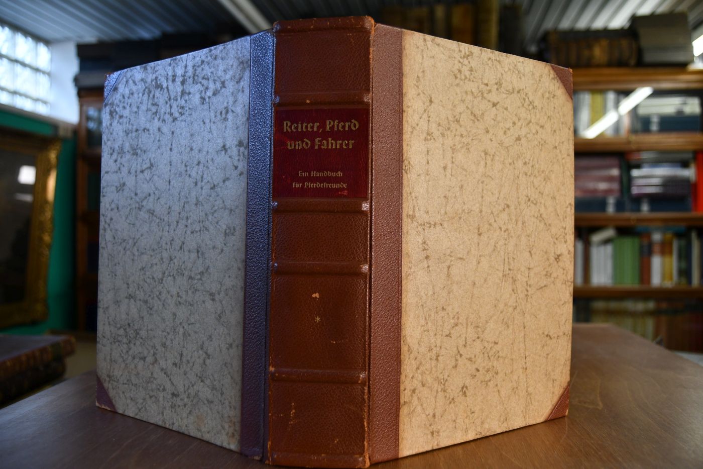 Reiter, Pferd und Fahrer. Ein Handbuch für den Bauern, Landwirt und Züchter, den Soldaten, Reiter und Fahrer und für alle Pferdefreunde. Band 1 (von 2) apart.