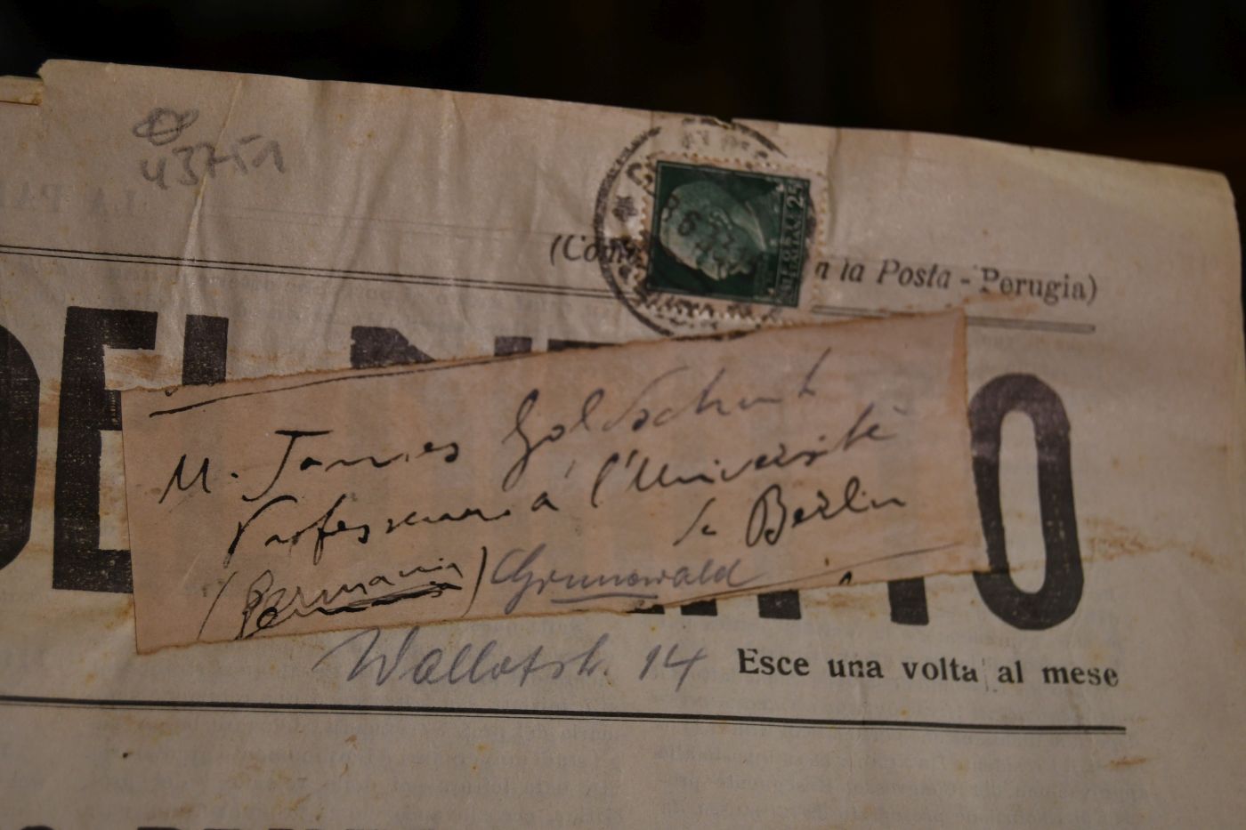 La Palestra del Diritto Anno 9, N. 4 vom April 1933.