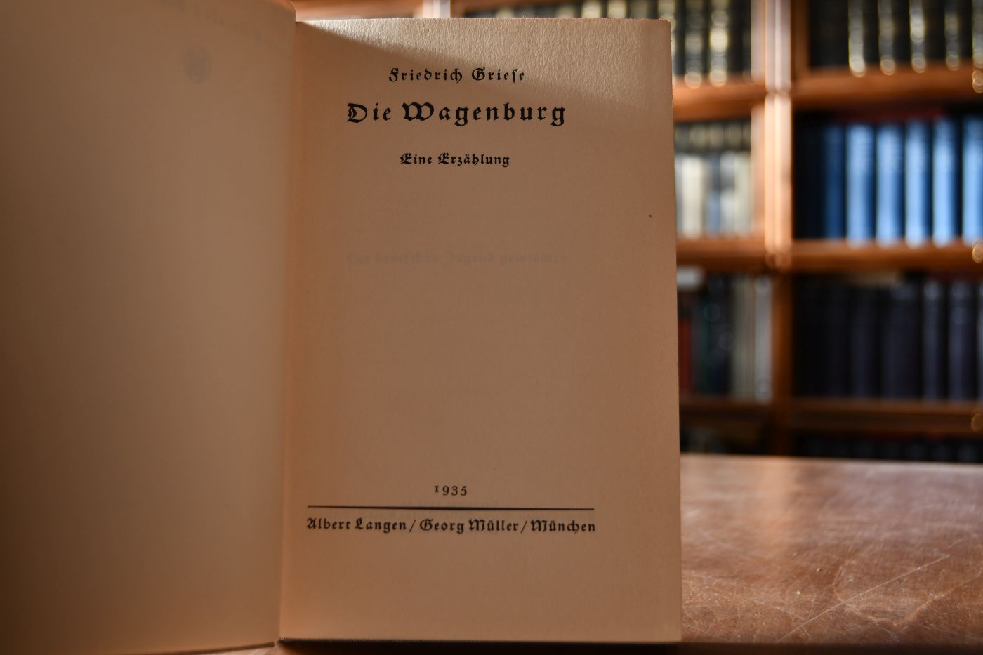 Die Wagenburg. Eine Erzählung.