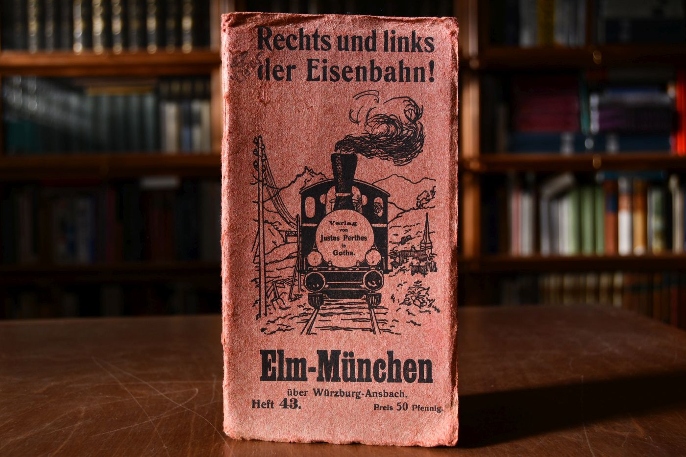 Rechts und links der Eisenbahn! Neue Führer auf den Hauptbahnen im Deutschen reiche. Heft 43 Elm-München über Würzburg-Ansbach.