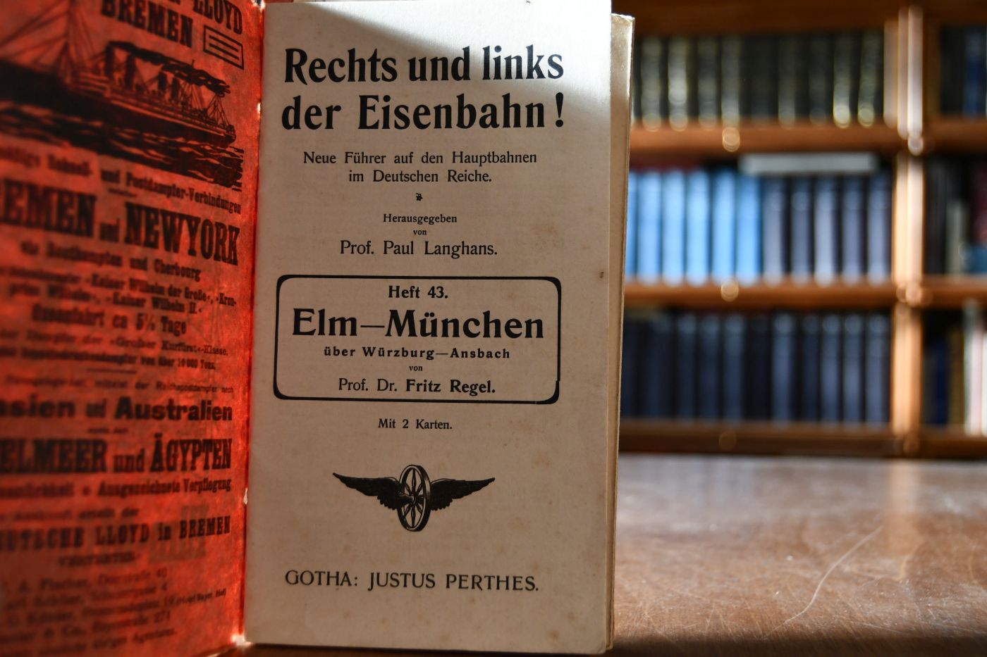 Rechts und links der Eisenbahn! Neue Führer auf den Hauptbahnen im Deutschen reiche. Heft 43 Elm-München über Würzburg-Ansbach.