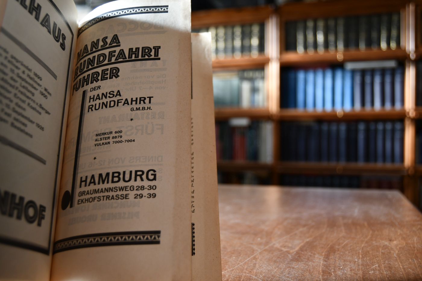 Hansa Rundfahrt-Führer der Hansa Rundfahrt G.m.b.H. Hamburg.