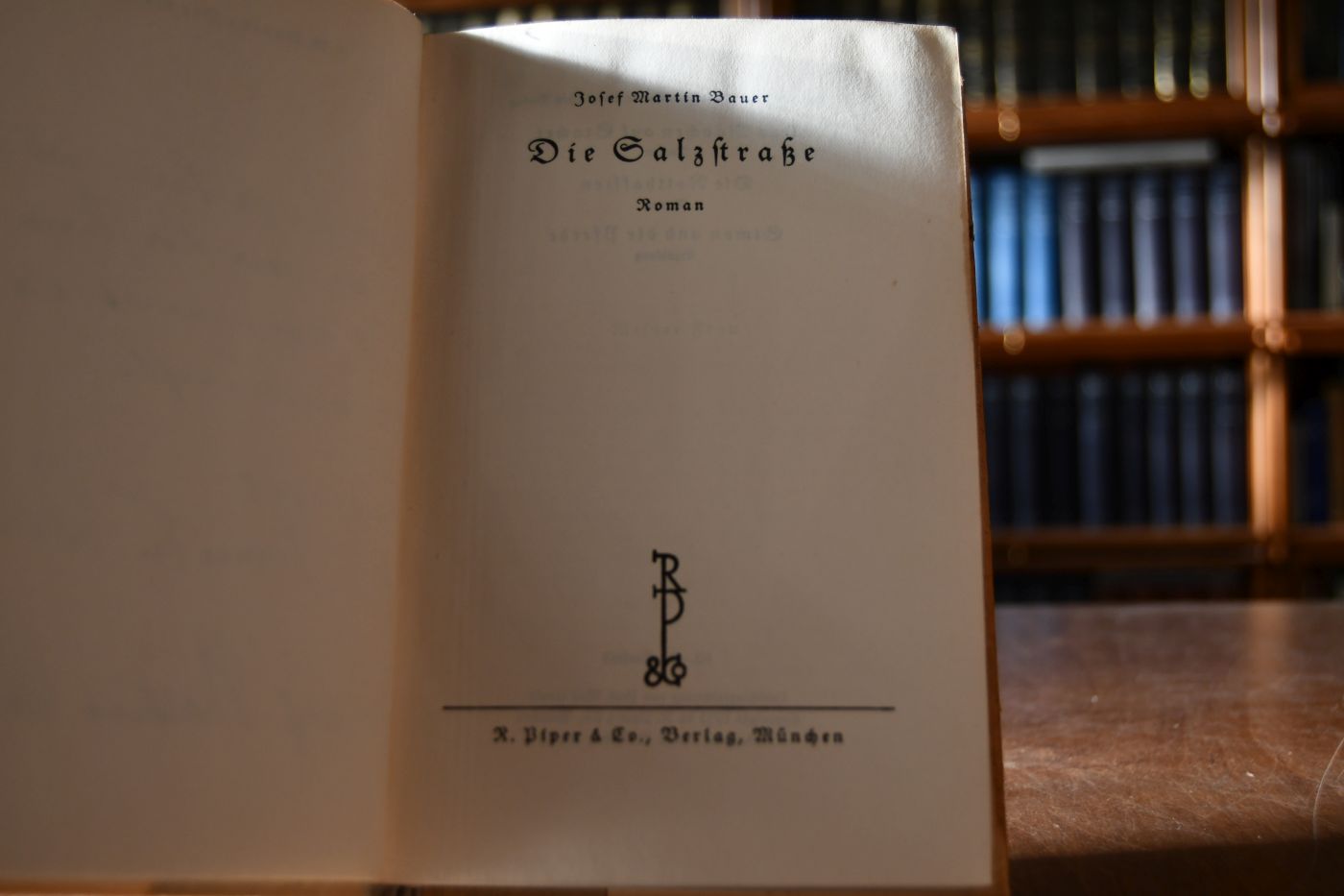 Die Salzstraße. Roman.
