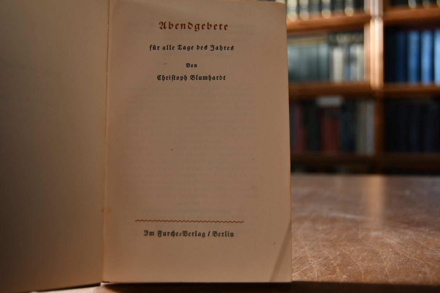 Abendgebete für alle Tage des Jahres.