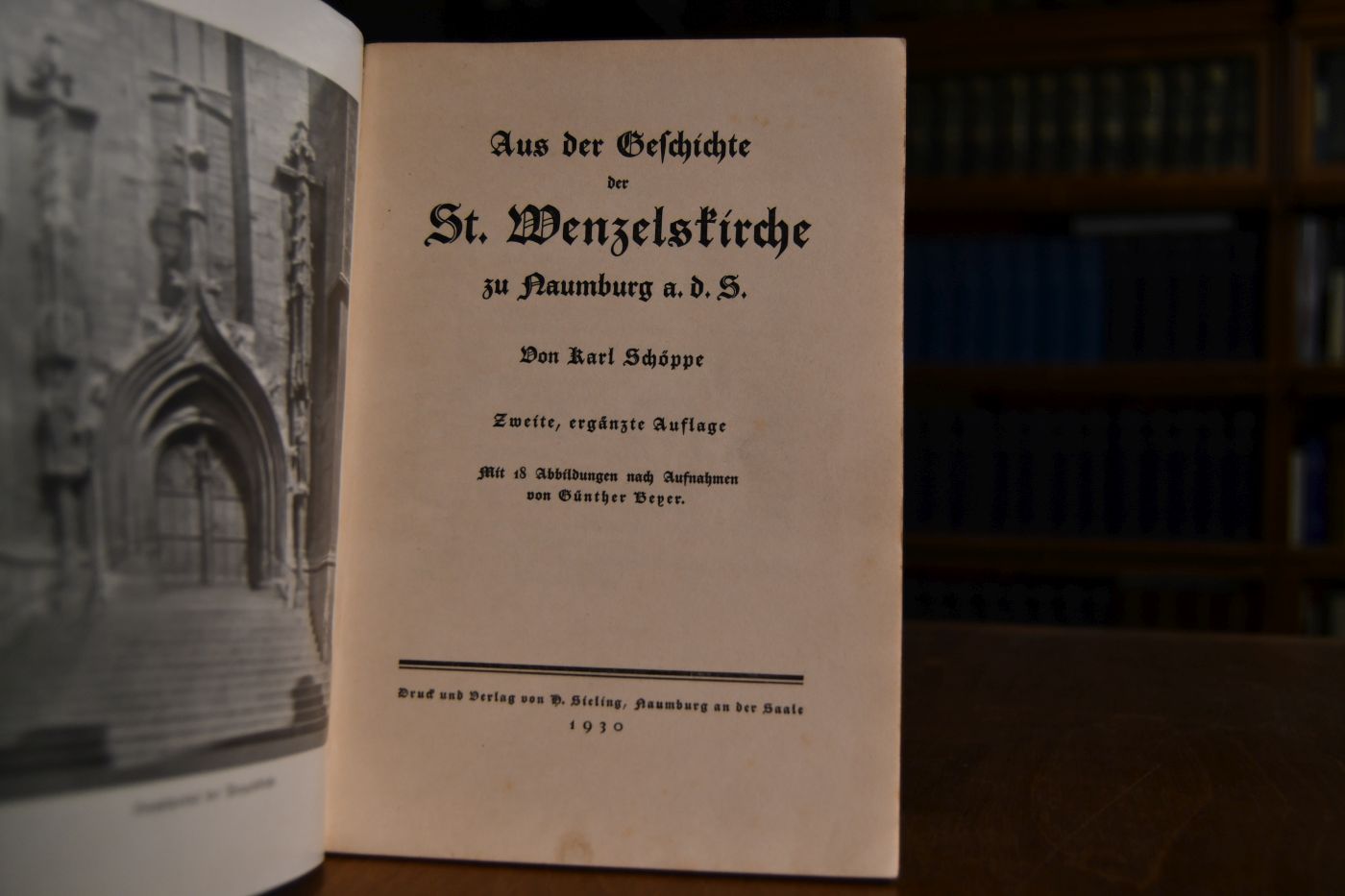 Aus der Geschichte der St. Wenzelskirche zu Naumburg a.d.S.