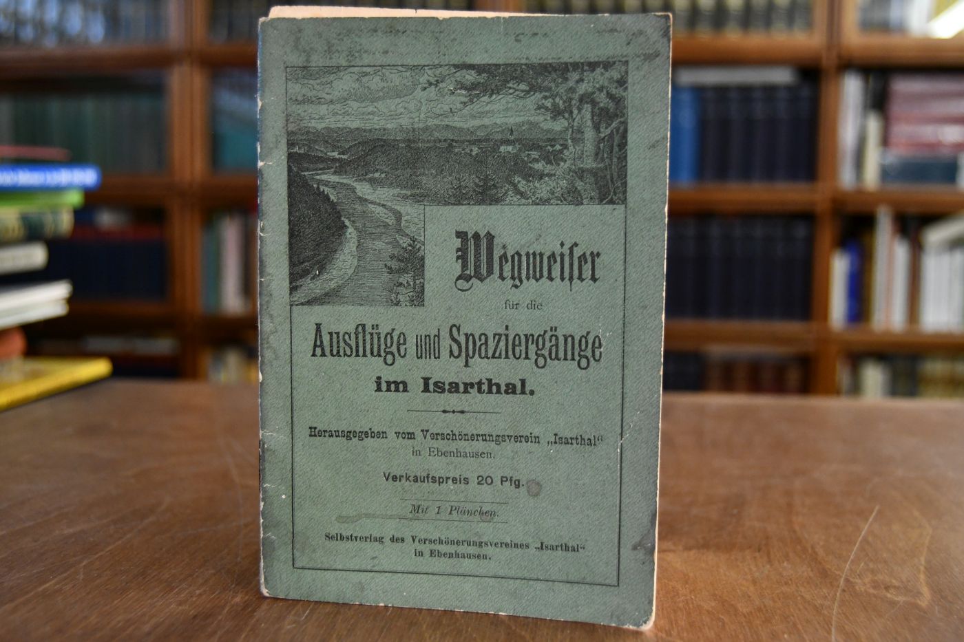 Wegweiser für die Ausflüge und Spaziergänge im Isarthal.