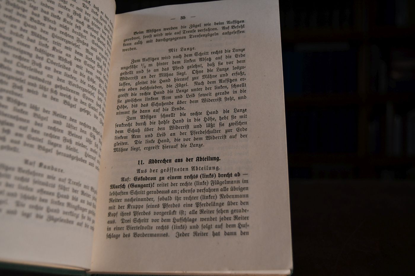 Reitvorschrift (Reitv.) vom 29. Juni 1912.