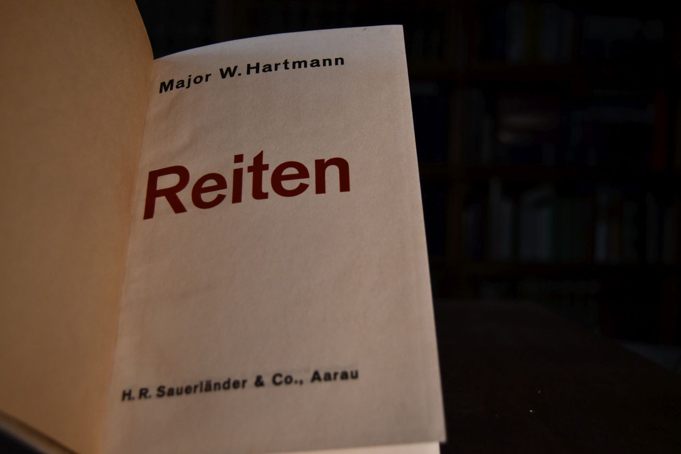 Reiten.